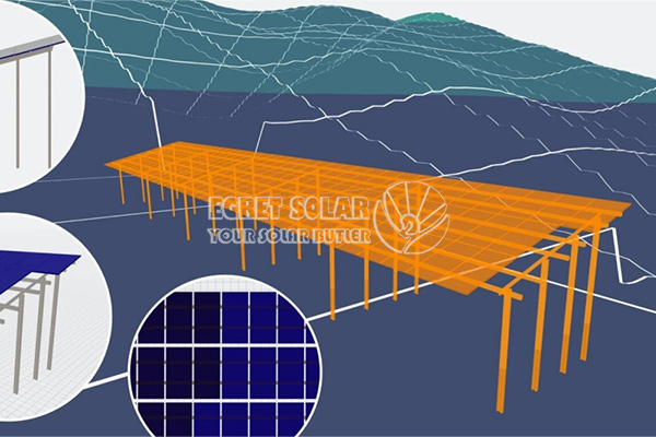 Egret Solar migliora il tracker, strumenti di terreno per la pianificazione fotovoltaica su larga scala