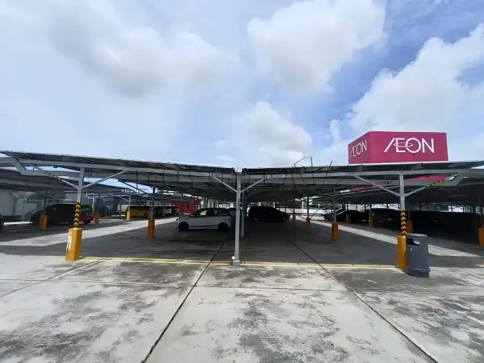 Posto auto coperto solare HDG