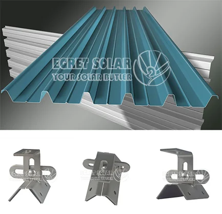 Trapezoidal Sheet Metal Standing Seam Clamp Trapezoidal Roof Mounting