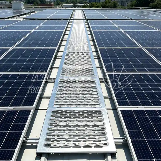 Passerella solare in alluminio a coccodrillo