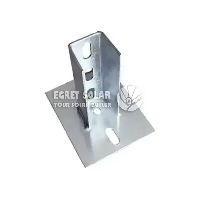 Base in acciaio al carbonio solare