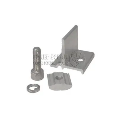 Morsetto per binario solare