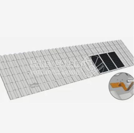 Gancio solare per tetto in tegole